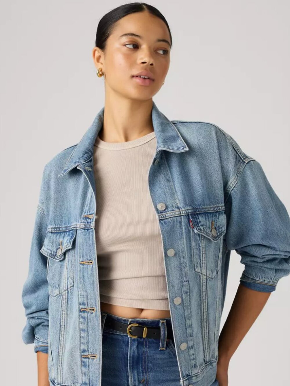 Levi's 90s Trucker Jacket - Light Blue, Large